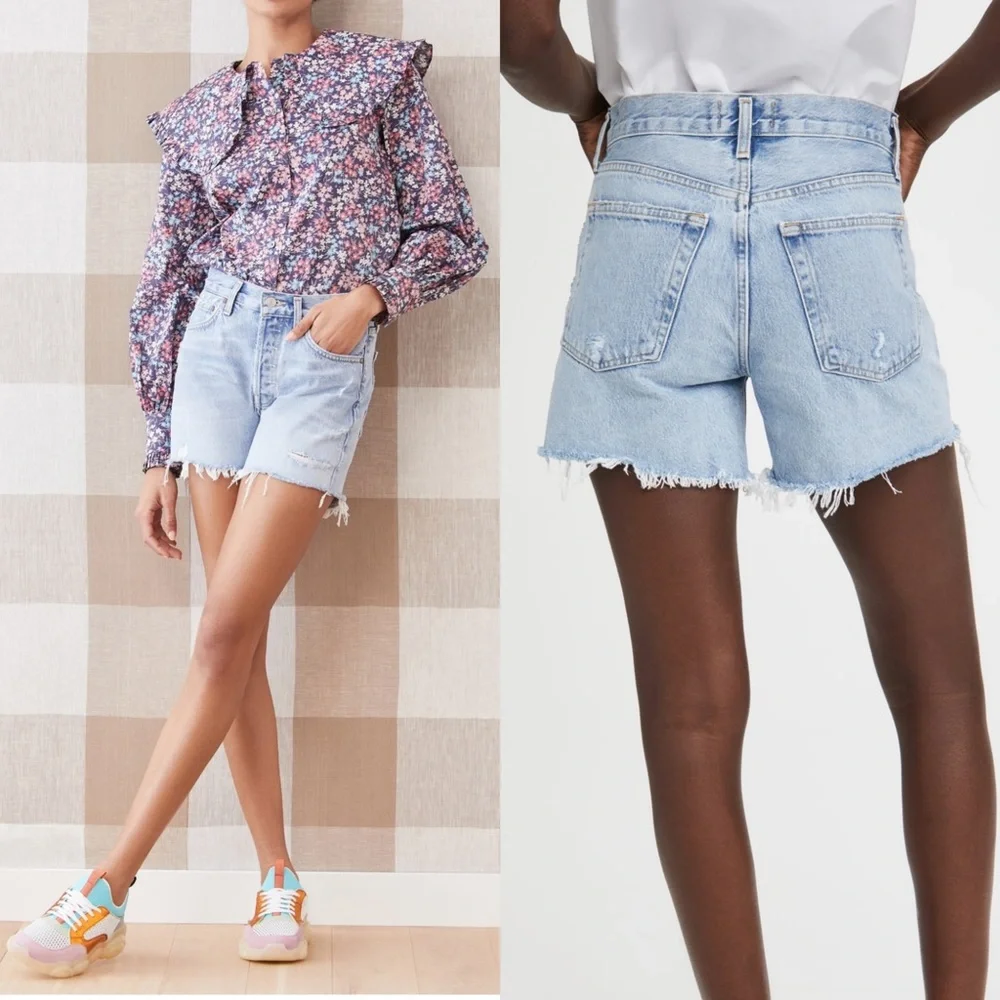 Agolde Parker Long Shorts